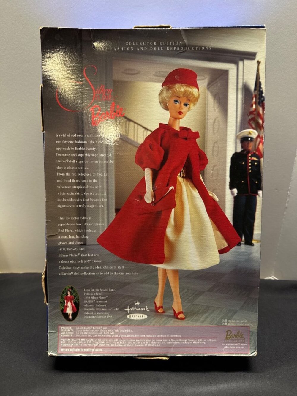 Silken Flame Barbie Collector Edition 1962 Fashion & Doll Reproductions Open Box